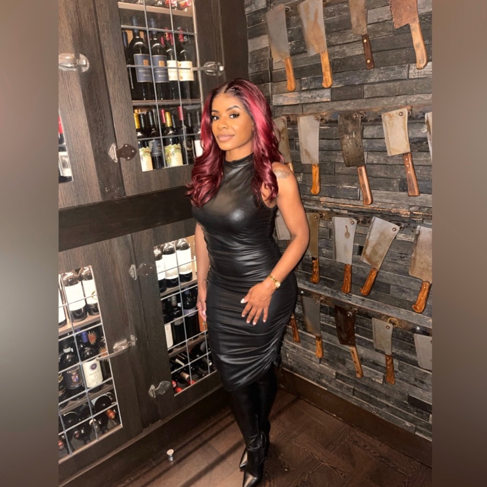 Black Faux Dress
